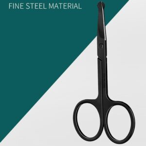 Unisex Stainless Steel Nose Hair Scissors