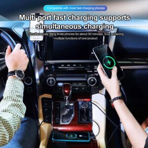 6 Ports USB Car Charger 4 USB+2 PD Fast Charging