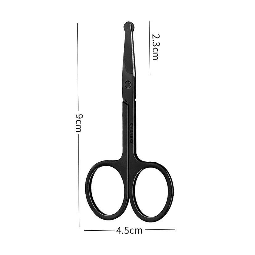 Unisex Stainless Steel Nose Hair Scissors