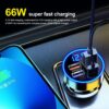 6 Ports USB Car Charger 4 USB+2 PD Fast Charging