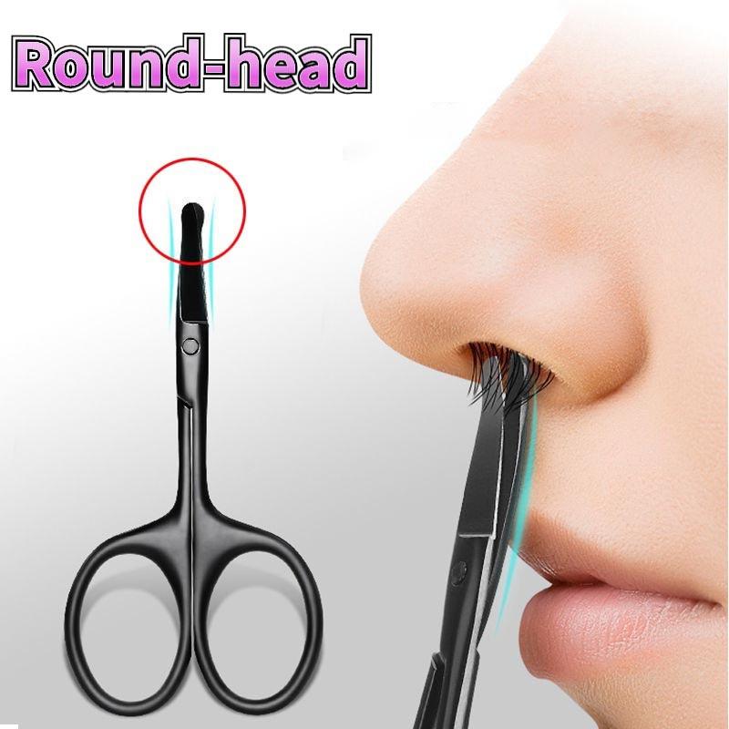 Unisex Stainless Steel Nose Hair Scissors